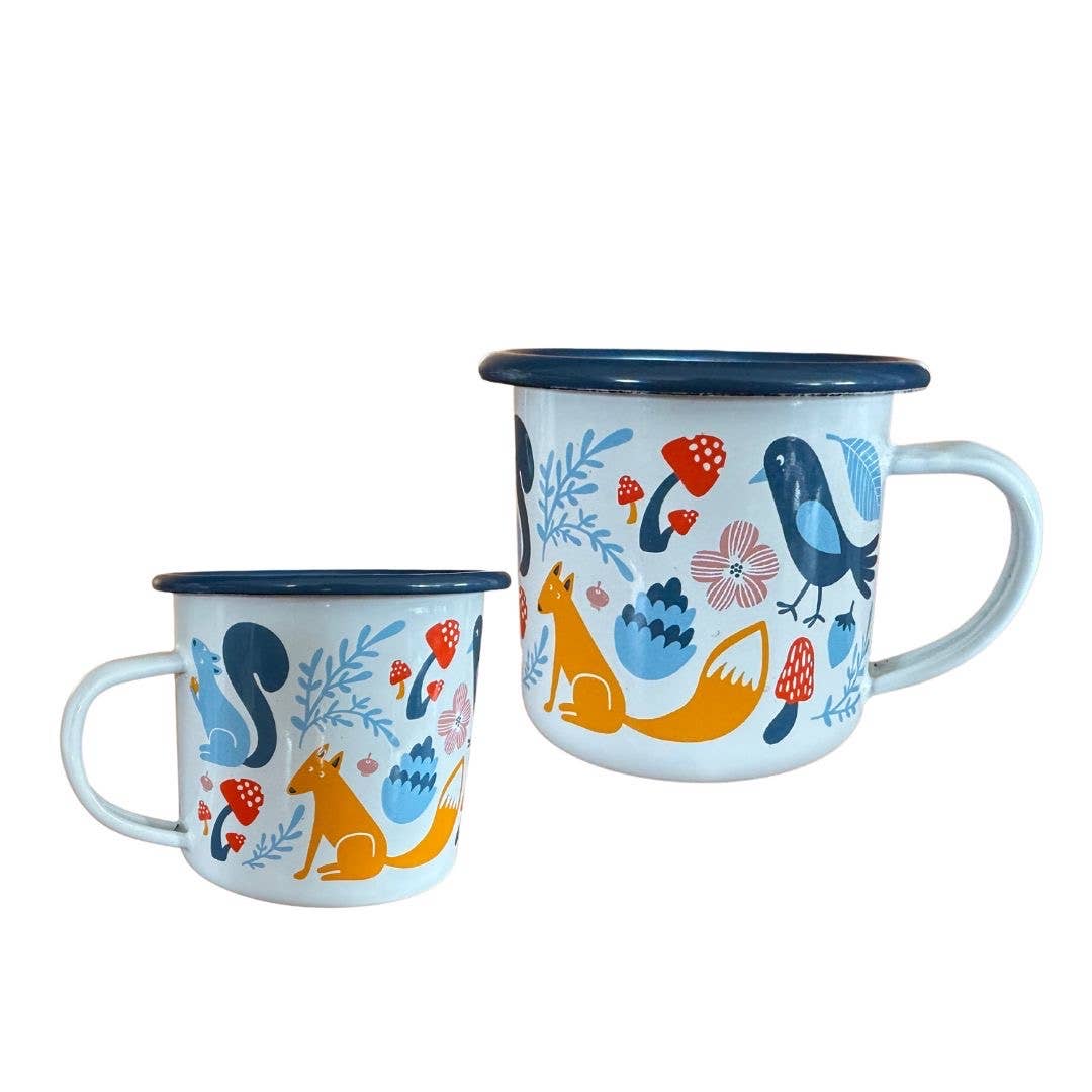 Woodland 12 oz Enamel Mug