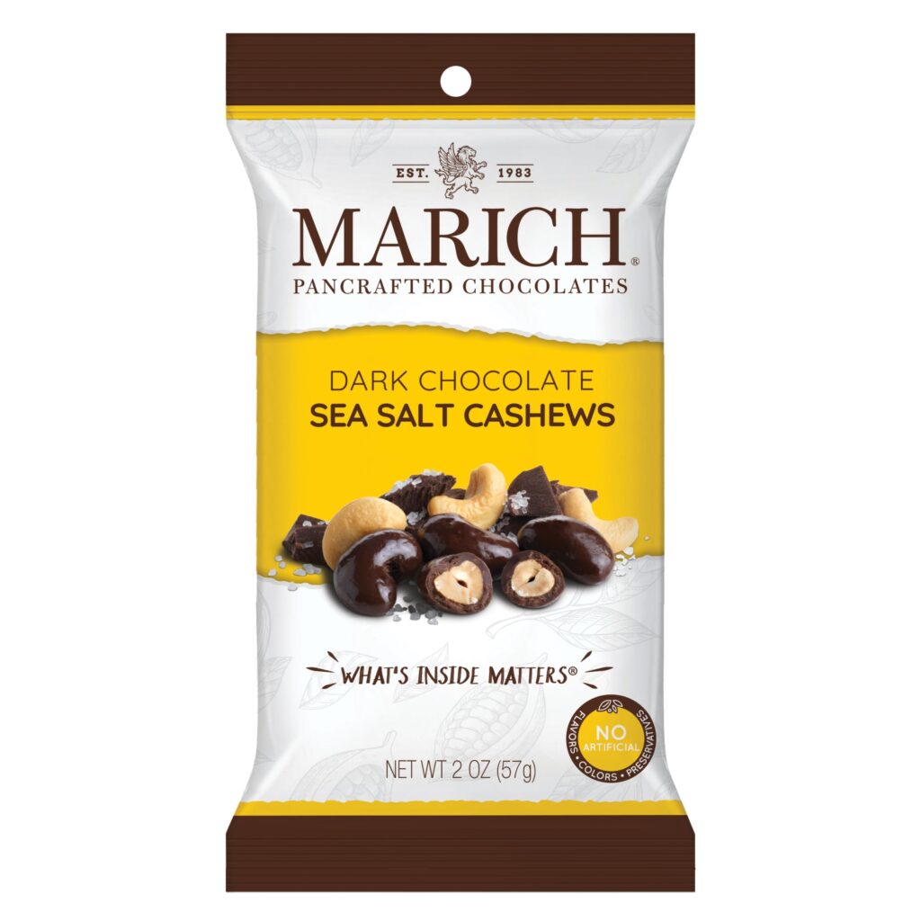 DARK CHOCOLATE SEA SALT CASHEWS