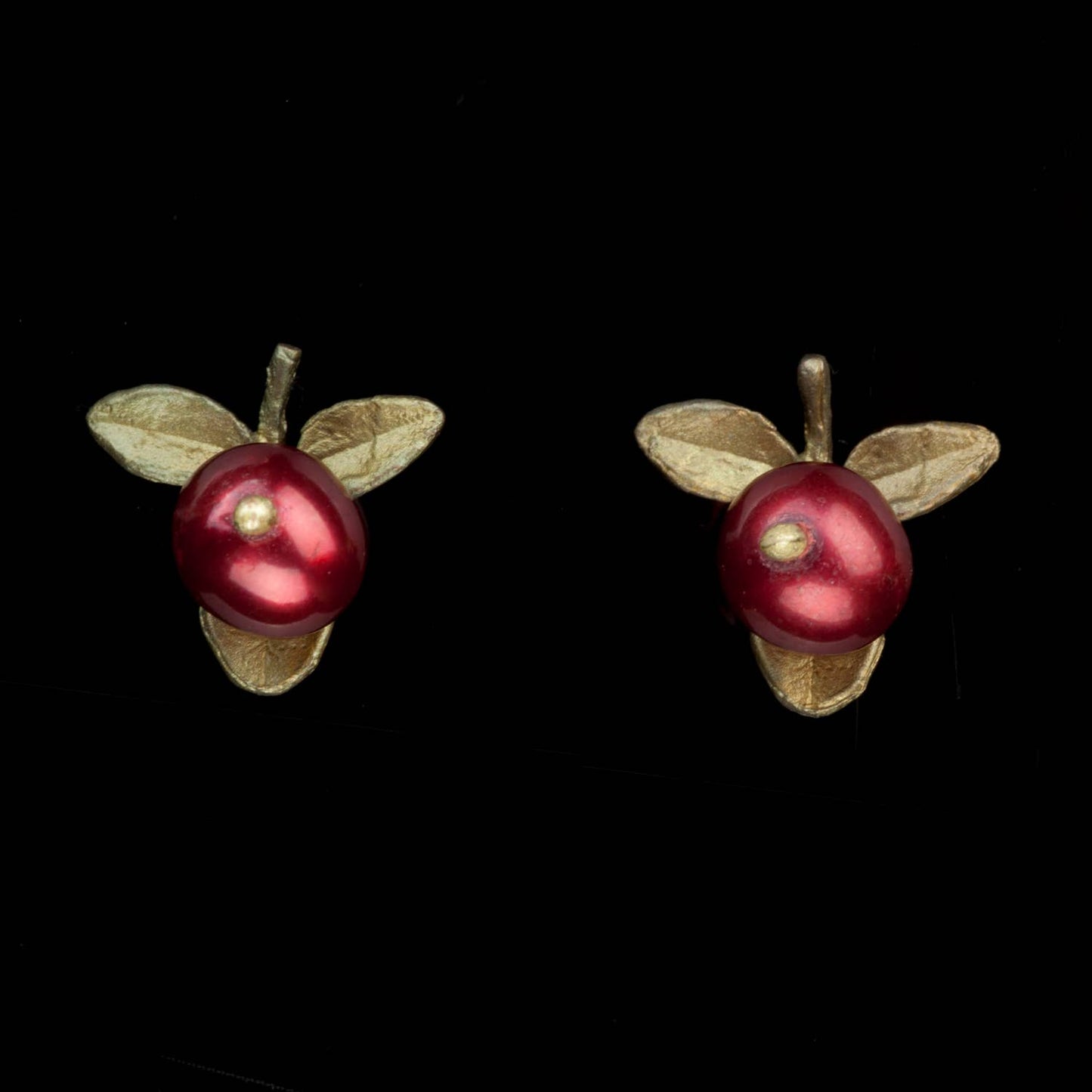 Cranberry Post Earrings