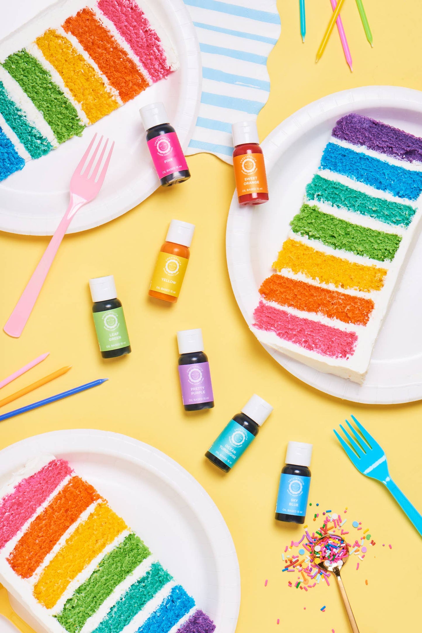 RAINBOW DREAMS FOOD COLOUR SET | 7 x 18ml bottles