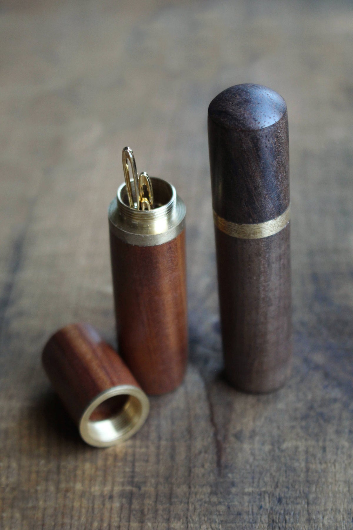 Wooden Needle Case