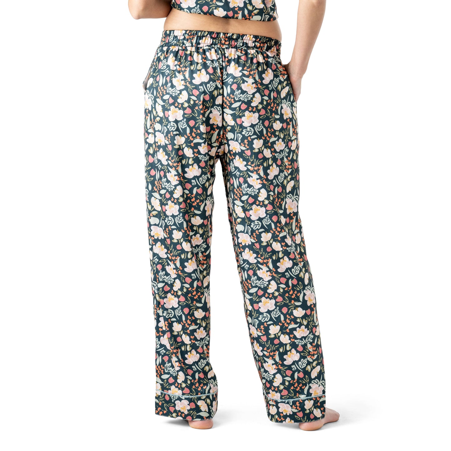 Hello Mello Satin Pajama Pant | Petal to the Metal