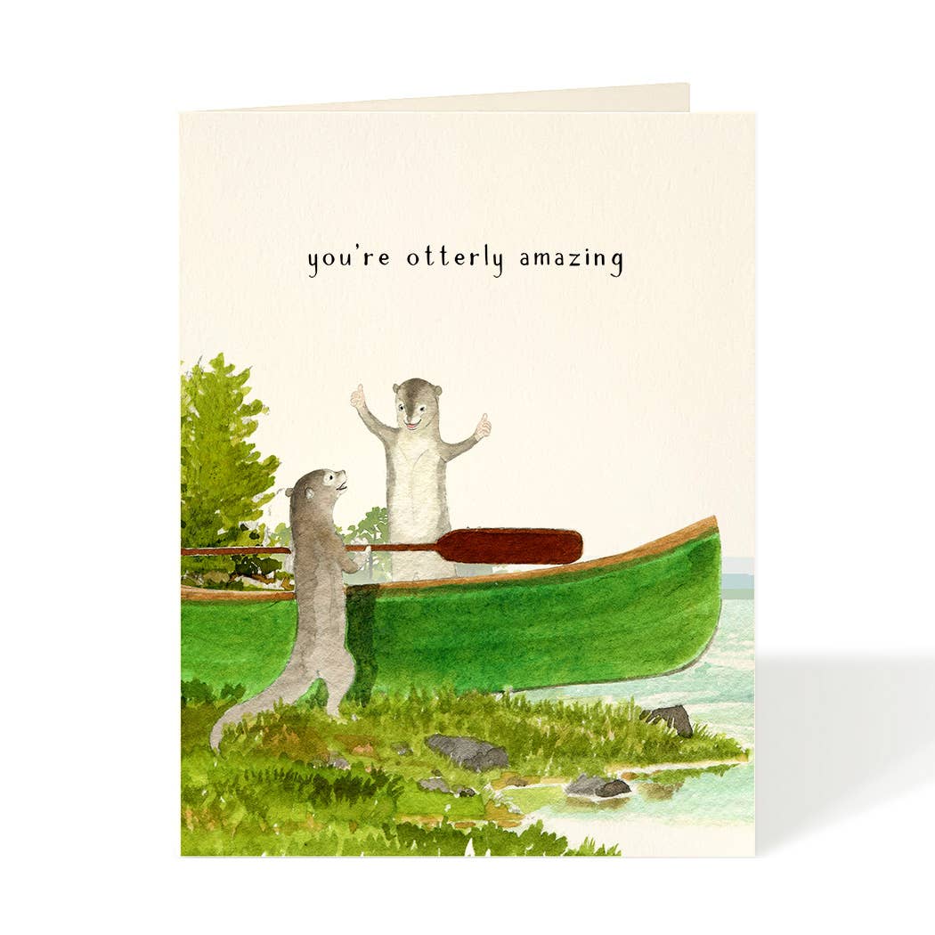Otter Friends - Love & Friendship Card