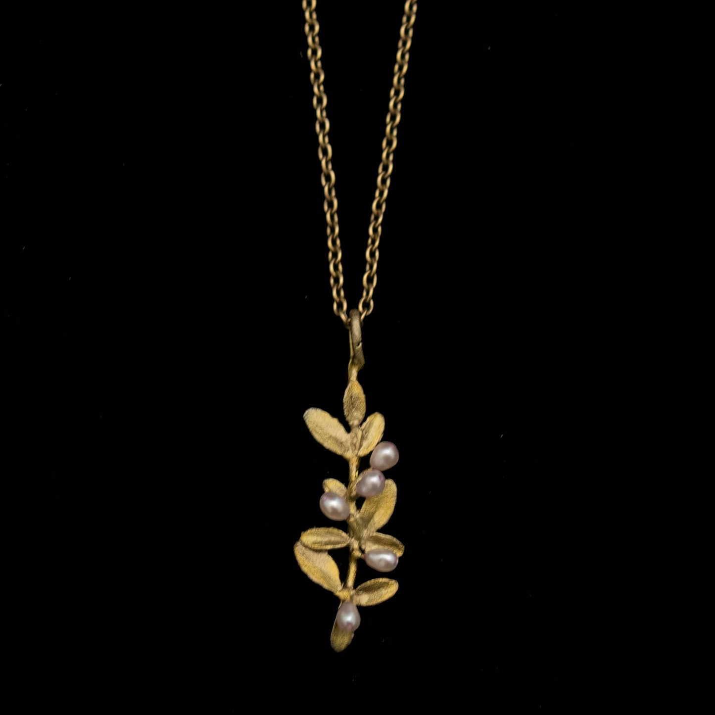 Flowering Thyme Dainty Pendant - 16" Adj.