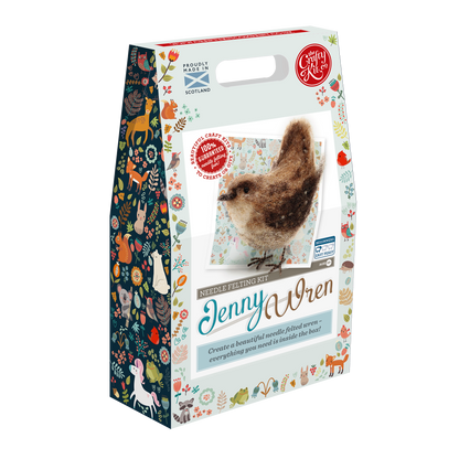 British Birds - Jenny Wren Needle Felting Craft Kit