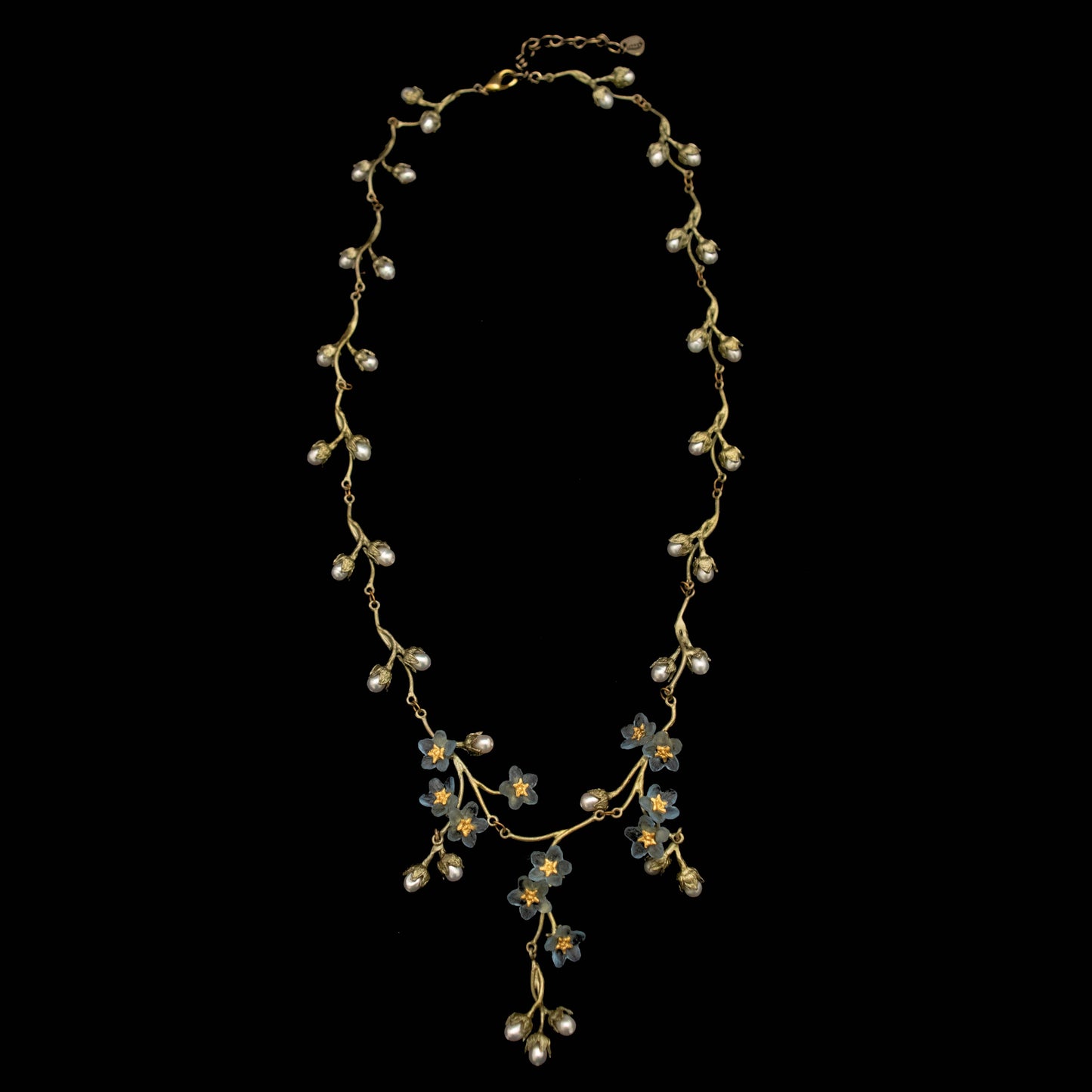 Forget Me Not Contour Necklace - 18" Adj.