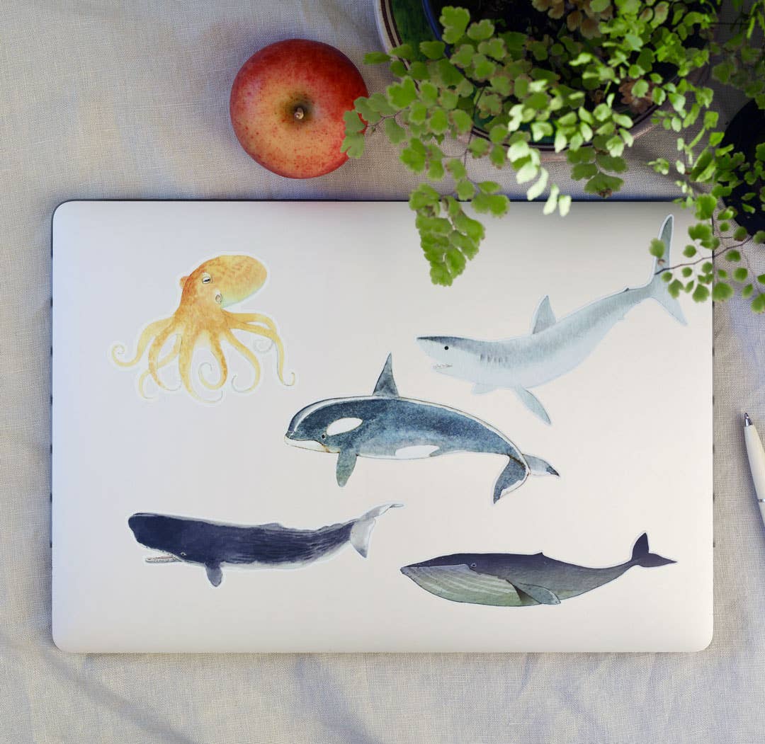 Lend a Hand - Vinyl Stickers - Octopus