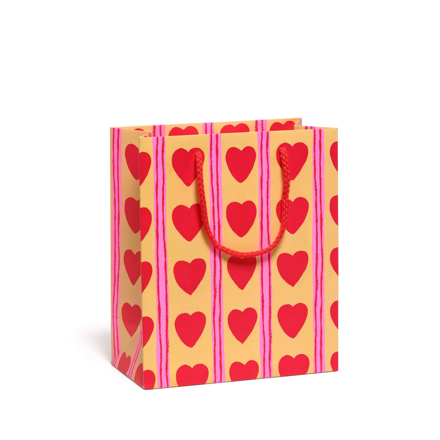 Heart Stripes medium gift bag