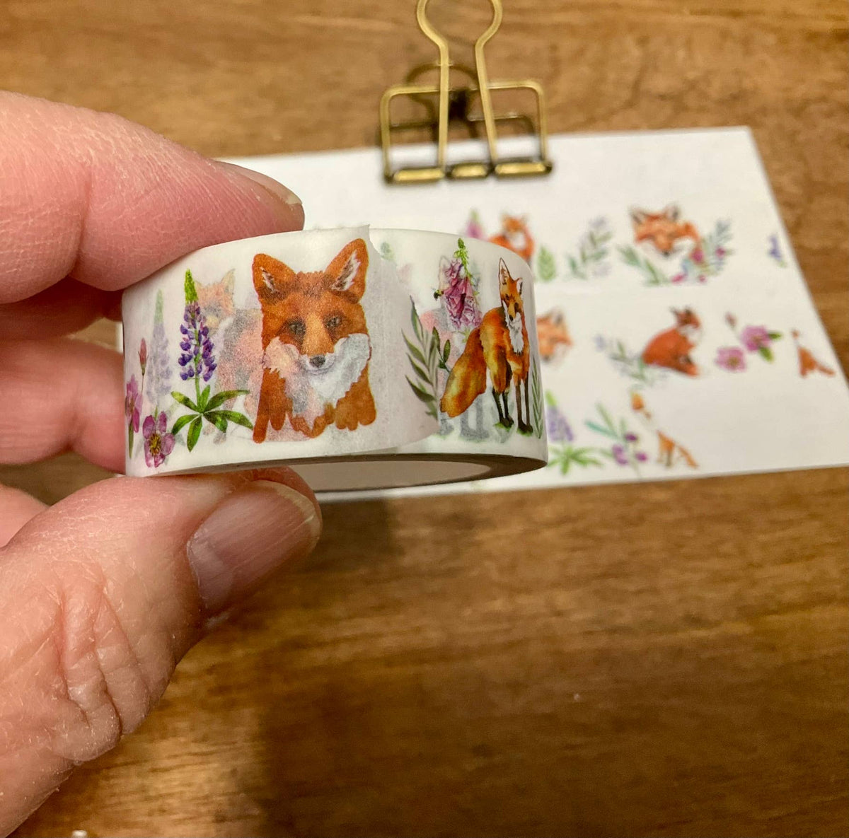 Nature Washi Tape - Fox