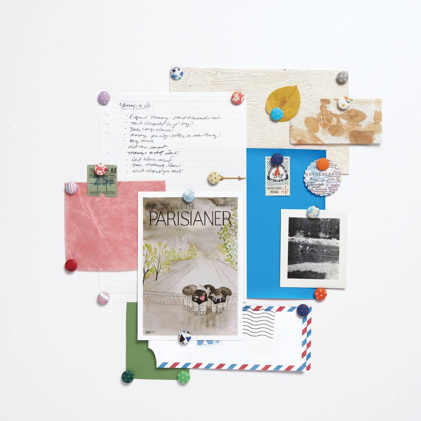 Snow Blossom Thumbtacks