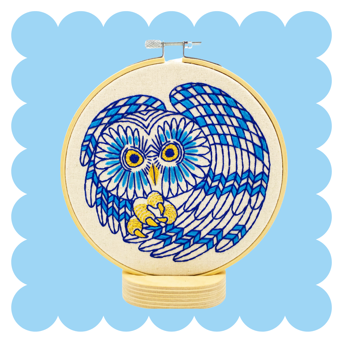 Boreal Owl Complete Embroidery Kit