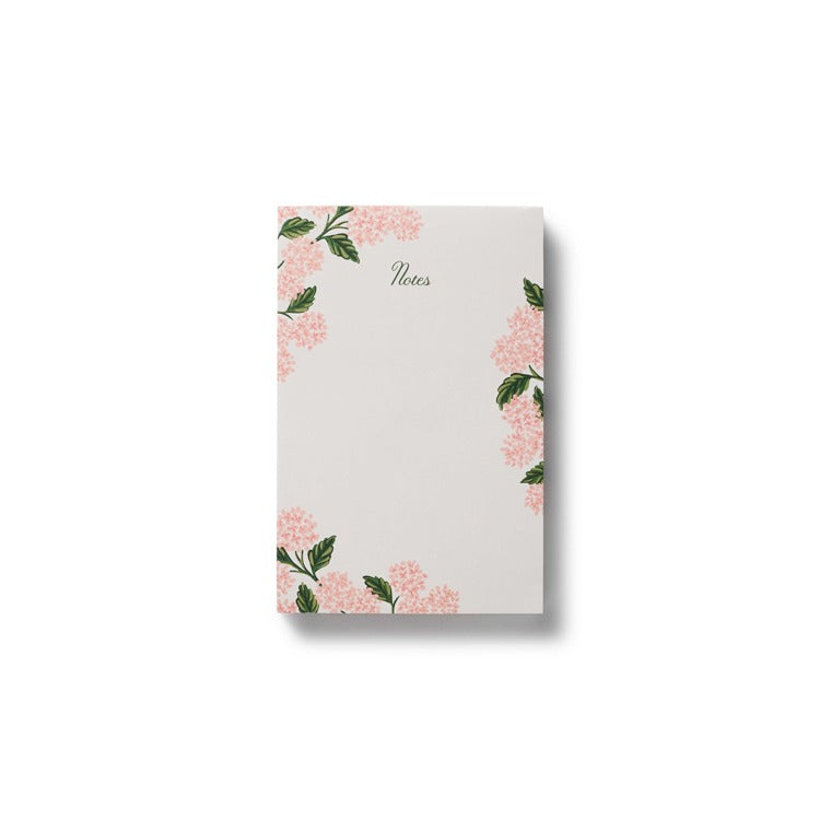 Pink Hydrangea Notepad