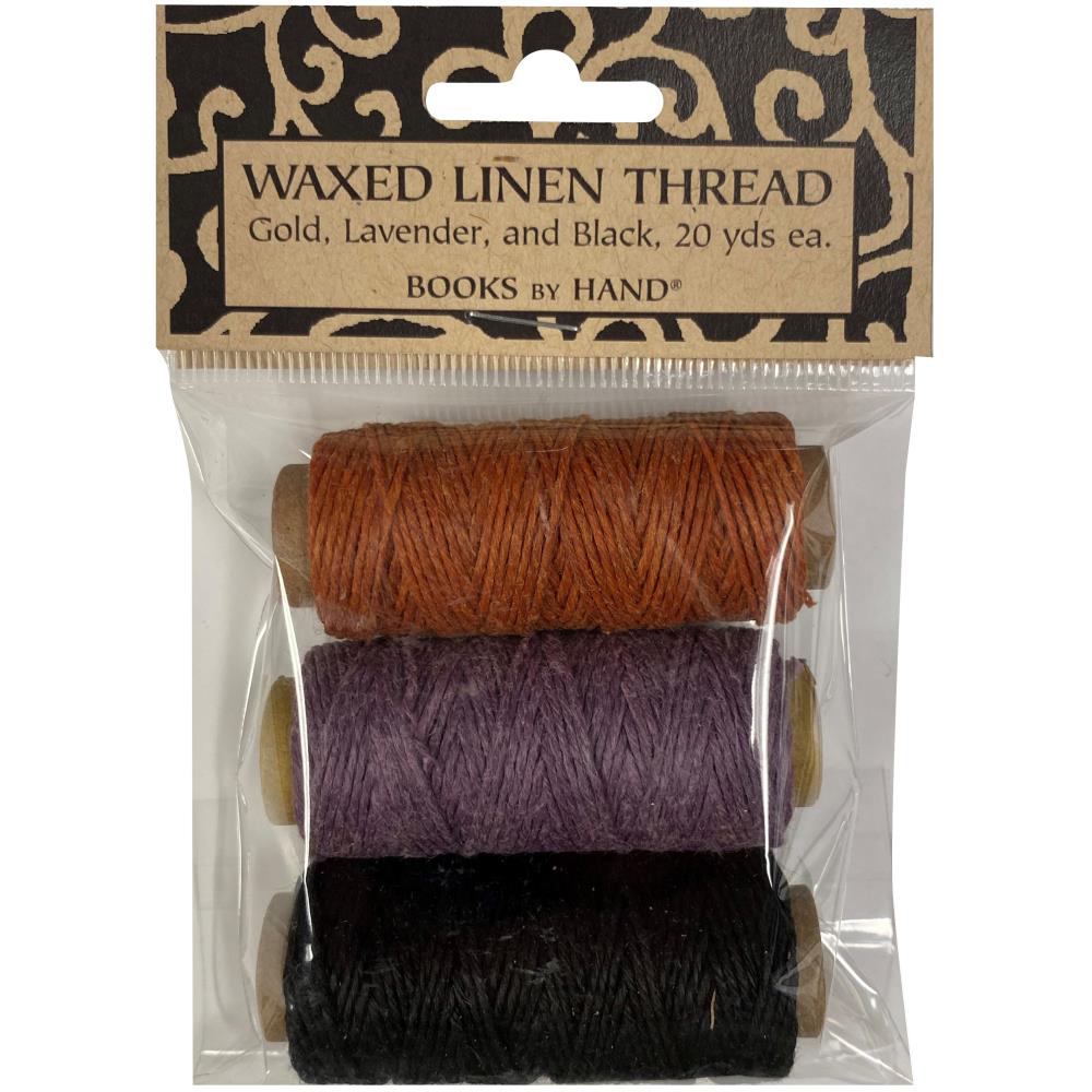 Lineco Waxed Linen 5 Ply Thread 3/Pkg