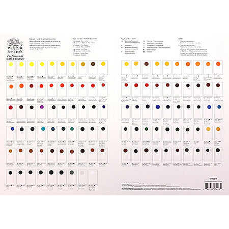 Winsor & Newton Professional Watercolor Dot Card