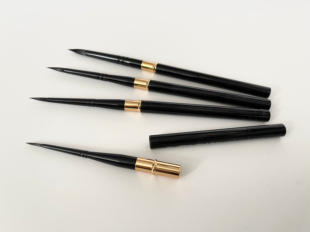 Silver Brush Black Velvet Travel Brushes