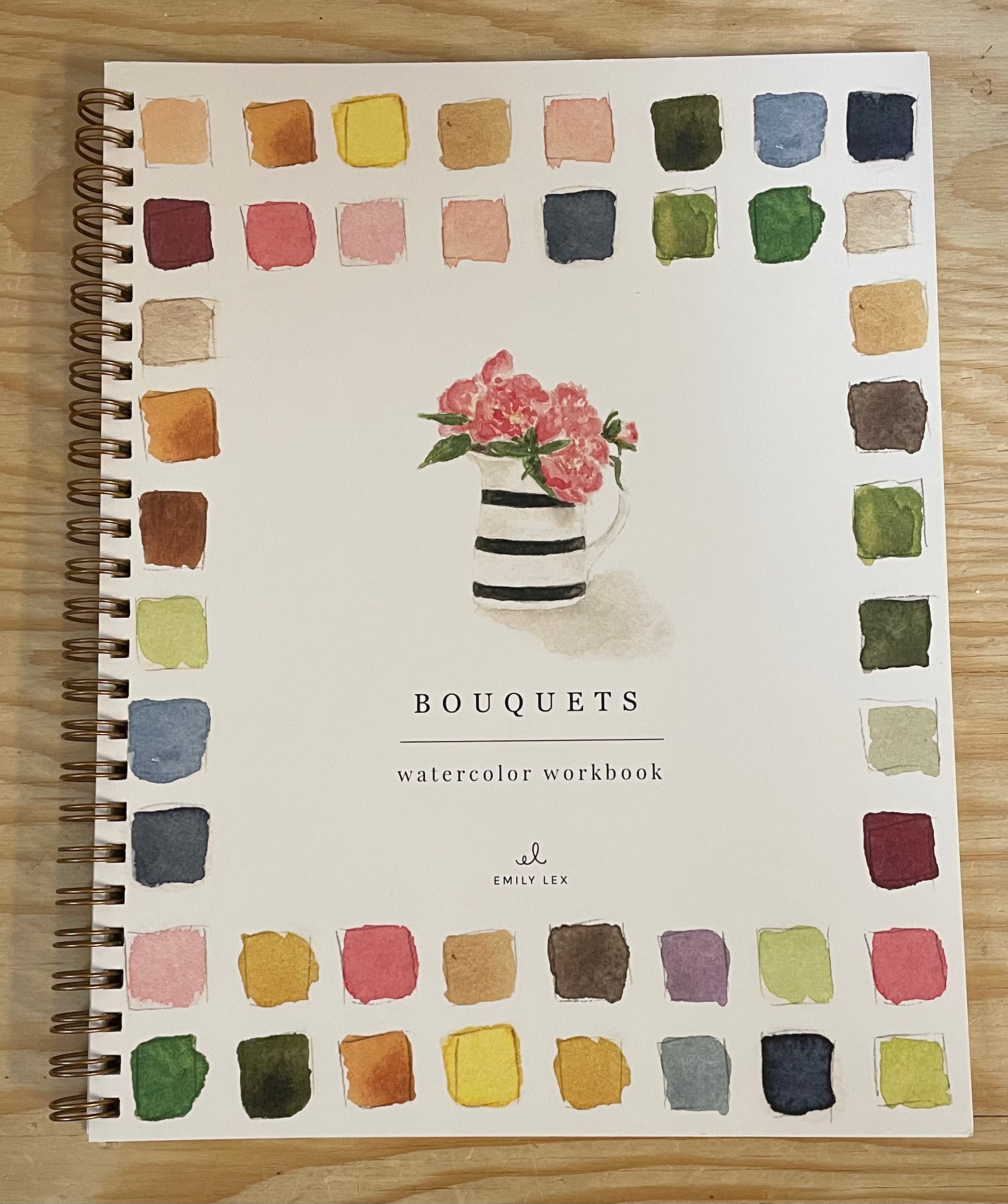 Watercolor Workbook  Bouquets – The Net Loft Traditional Handcrafts