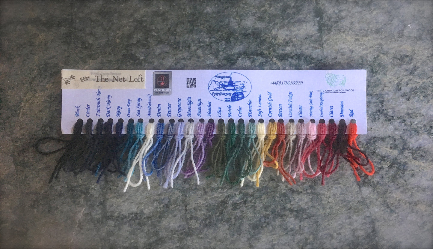 Frangipani Color Card