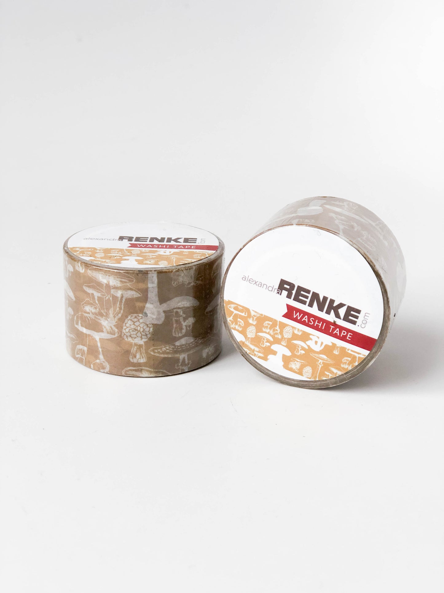 Washi Tape Mushroom Pattern