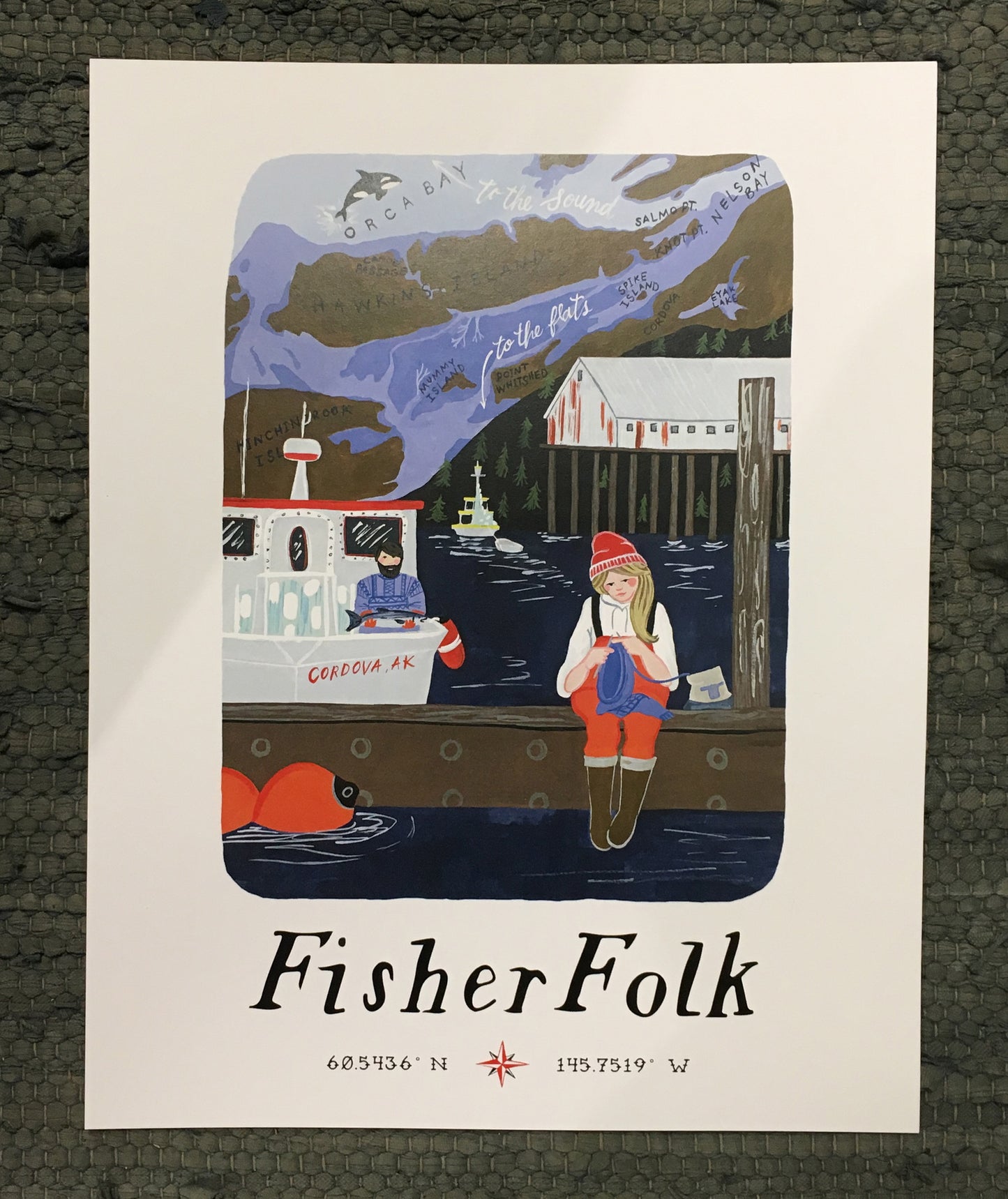 FisherFolk Cordova Art Print