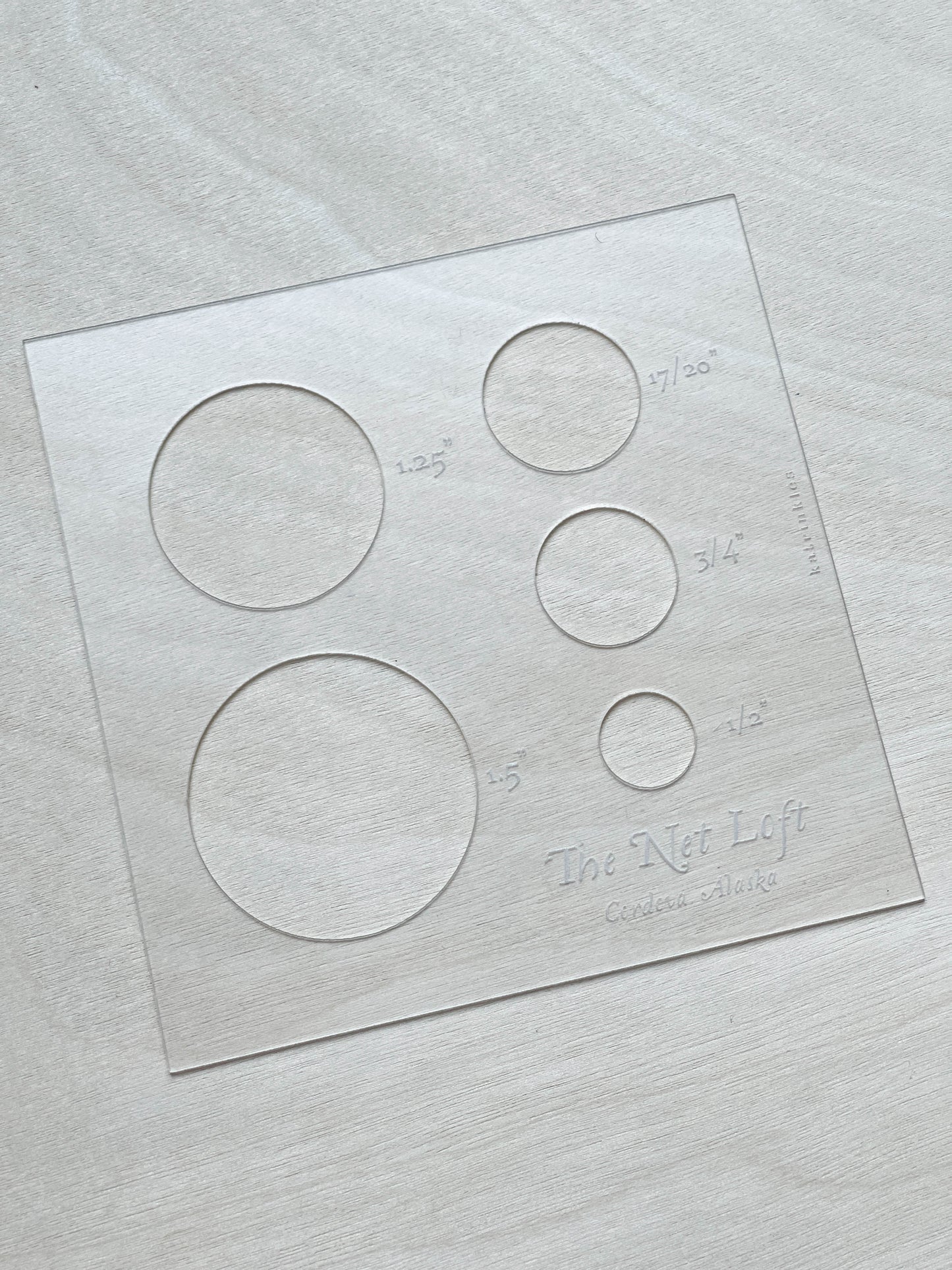 Net Loft Ruler & Square Cutouts