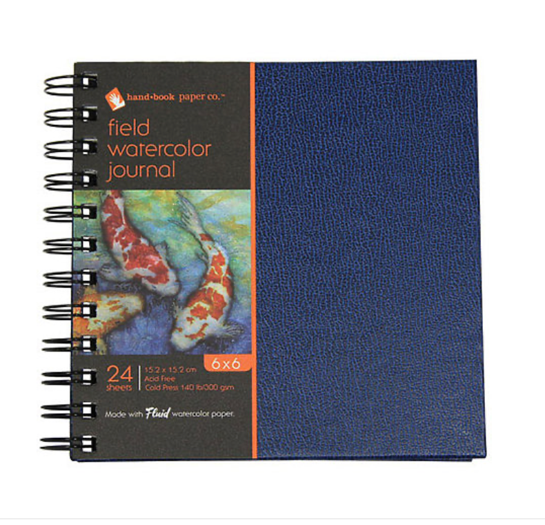 Field Watercolor Journal 6x6"