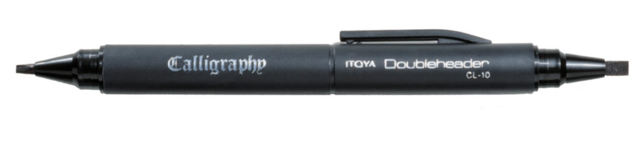 Itoya Doubleheader Calligraphy Pen, Black