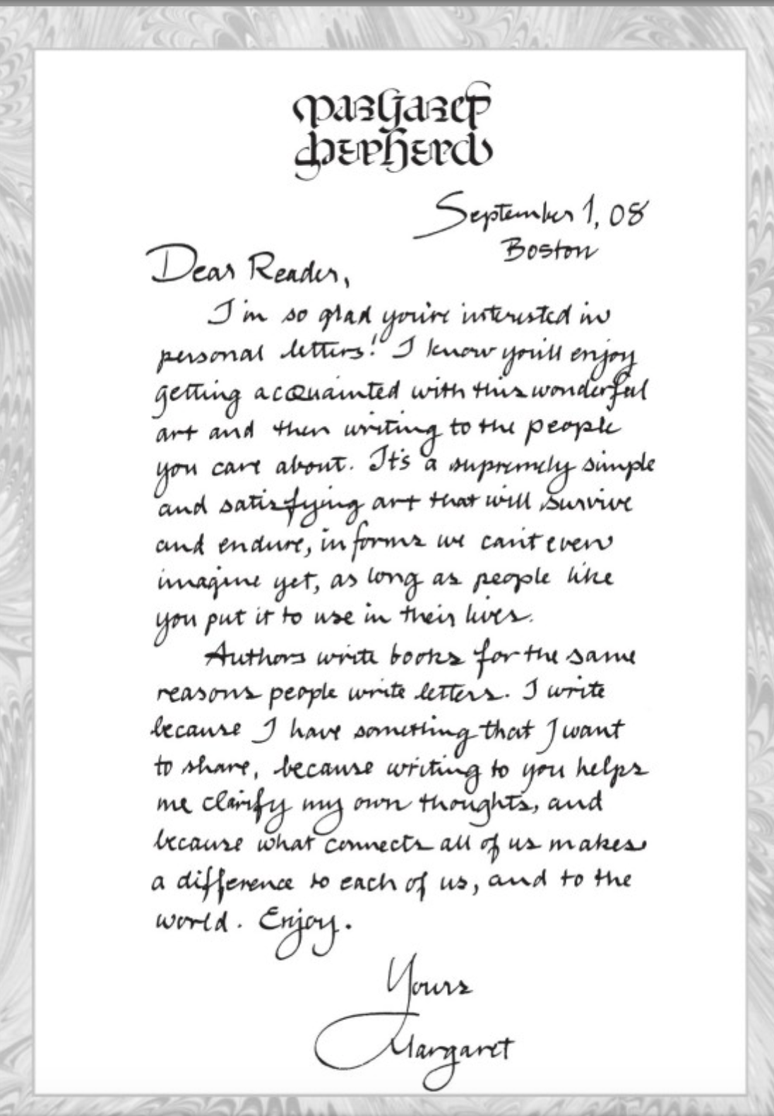 The Art of the Personal Letter