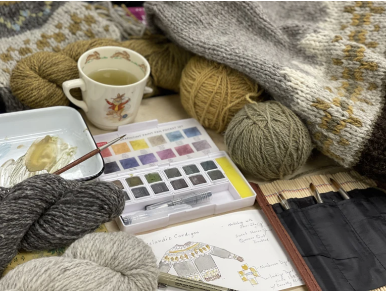 Watercolor Journaling For Knitters & Crocheters | Intro Instructions