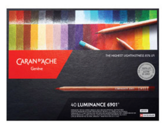 Caran d'Ache Luminance 6901 Colored Pencil 40 Set