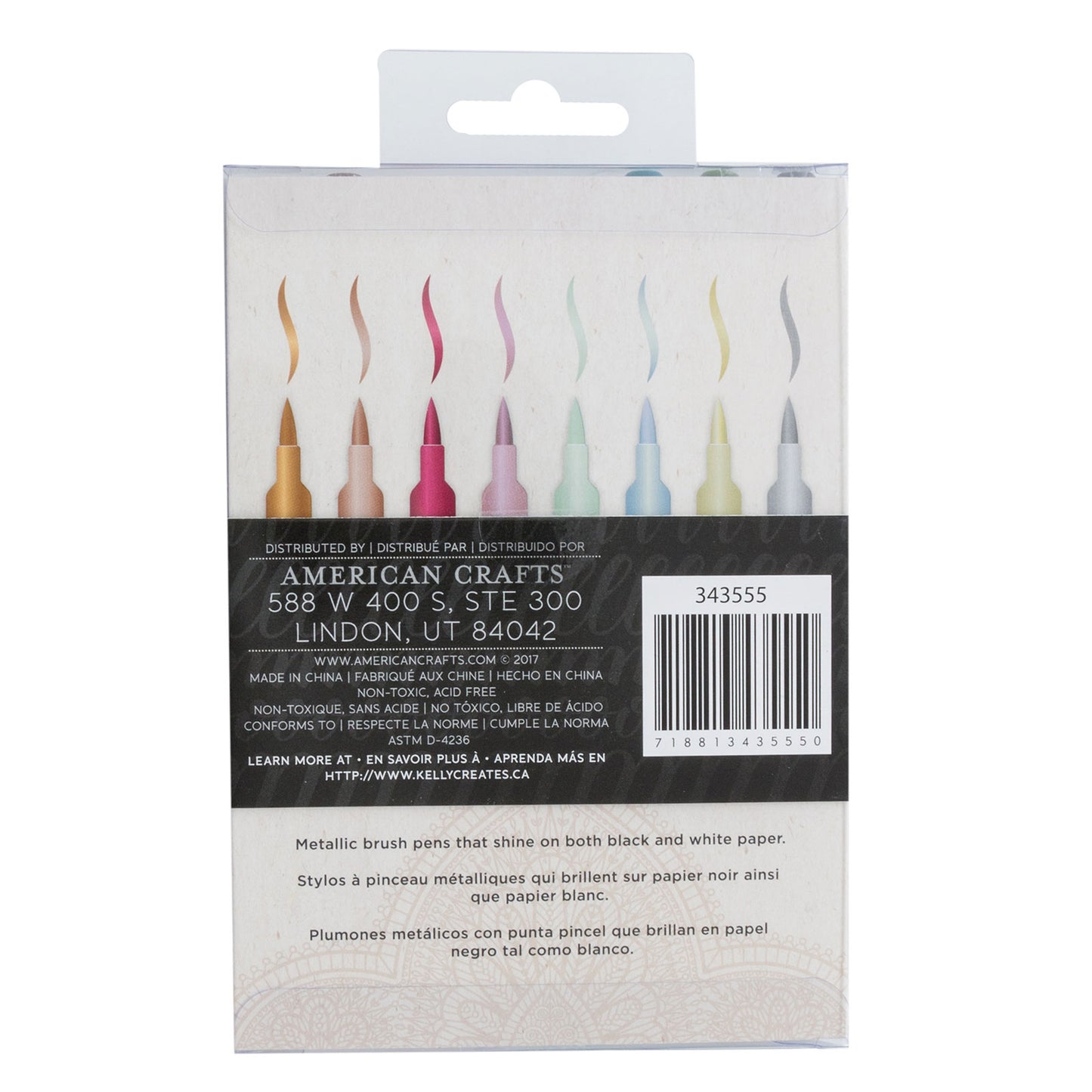 Kelly Creates Metallic Jewel Brush Pens