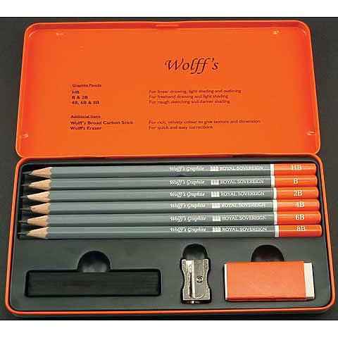 Wolff's Graphite Sketch Pencil Set