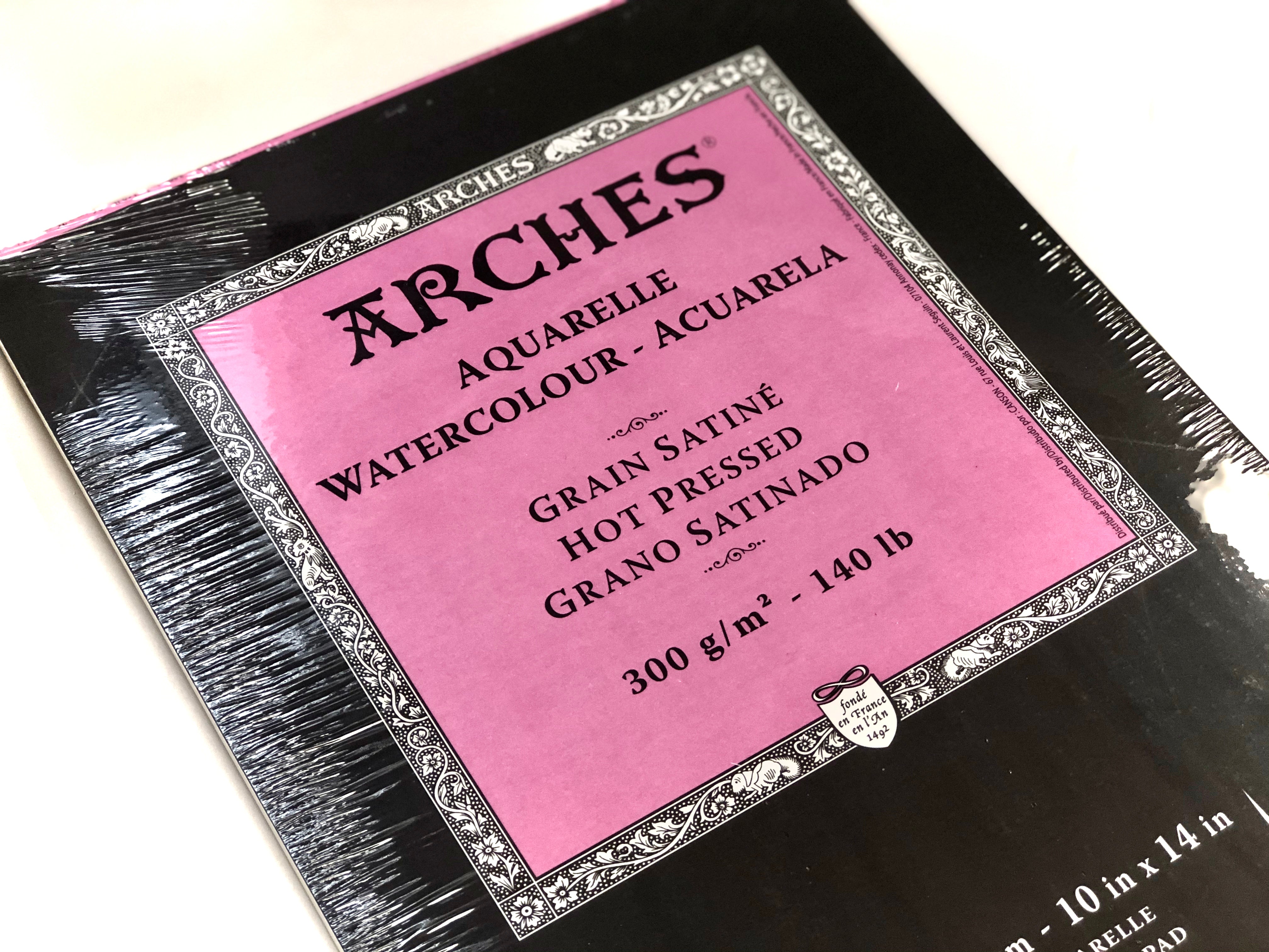 ARCHES Watercolor Pad Hot Press 140 lb – The Net Loft