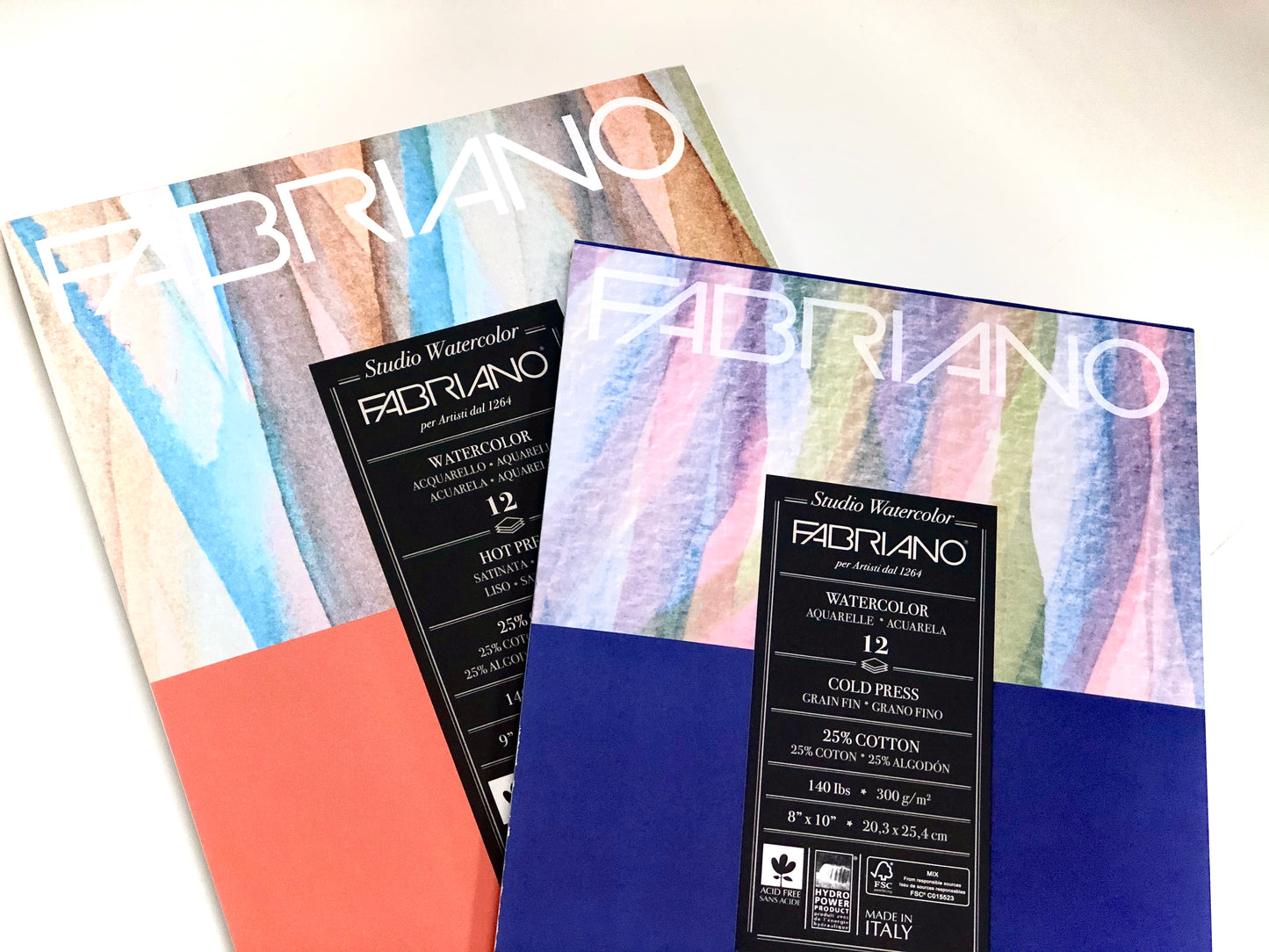 Fabriano Watercolor Pads | 12 Sheets