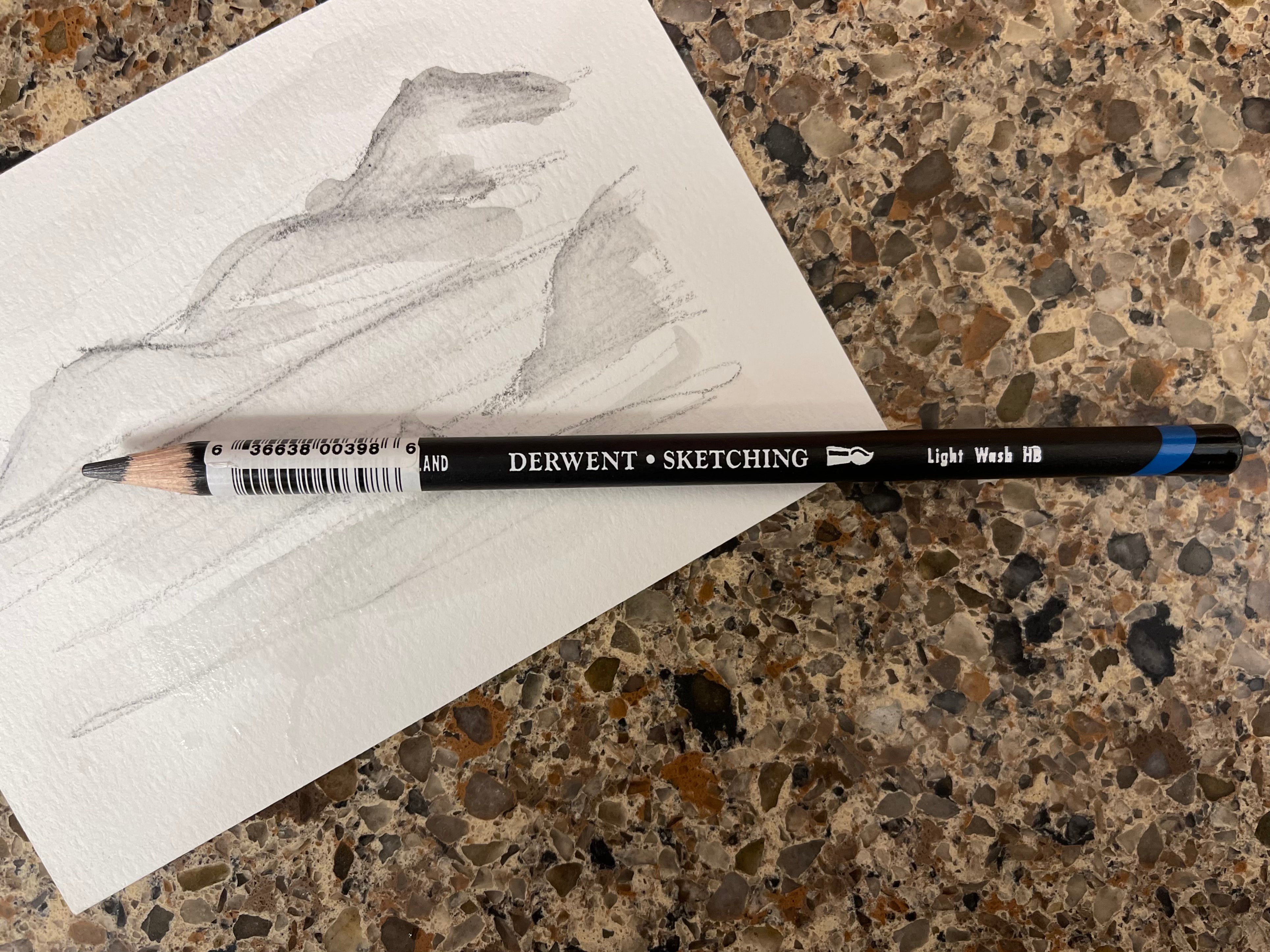Derwent Watersoluble Sketching Pencils, Set of 6, Pencils