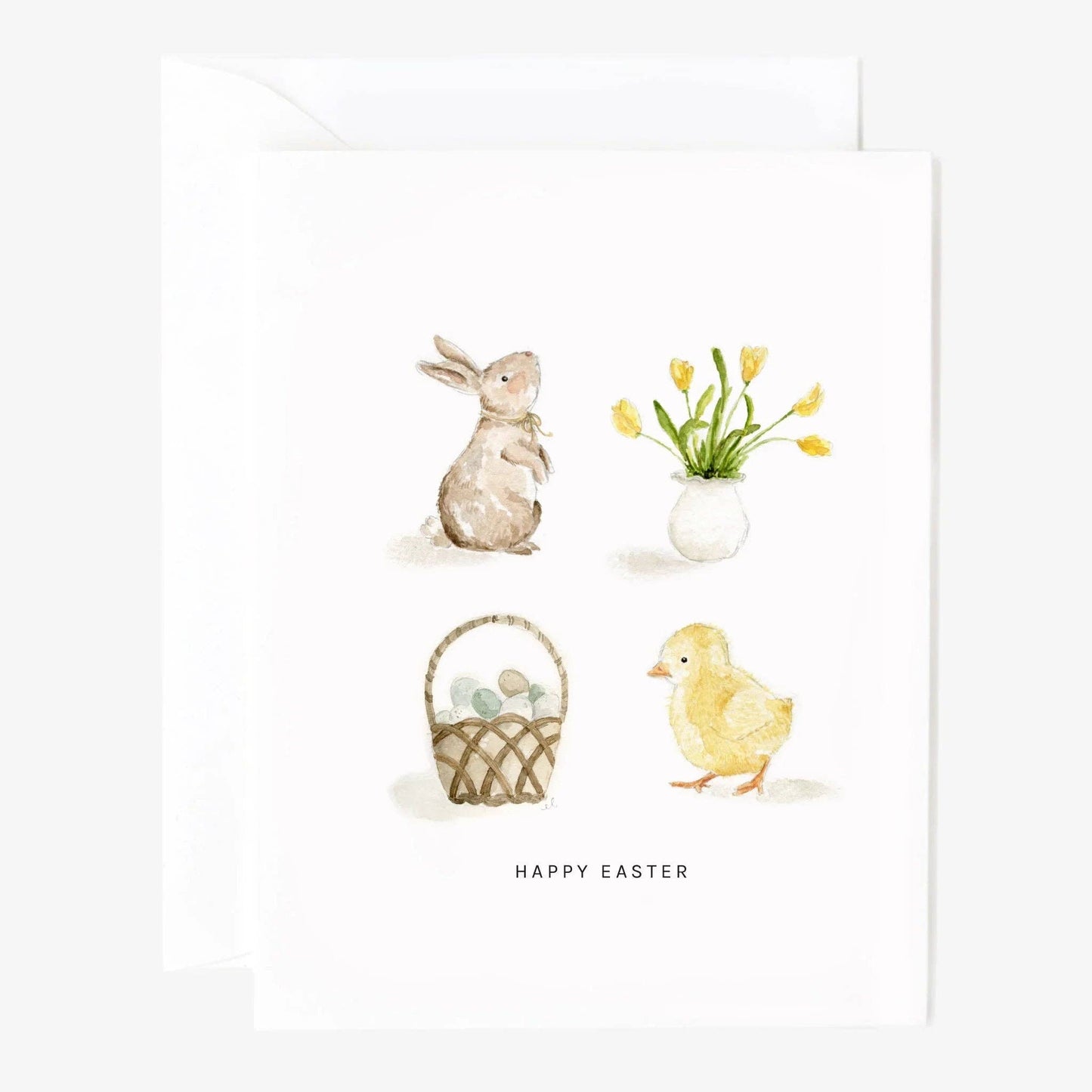 Easter things greeting card