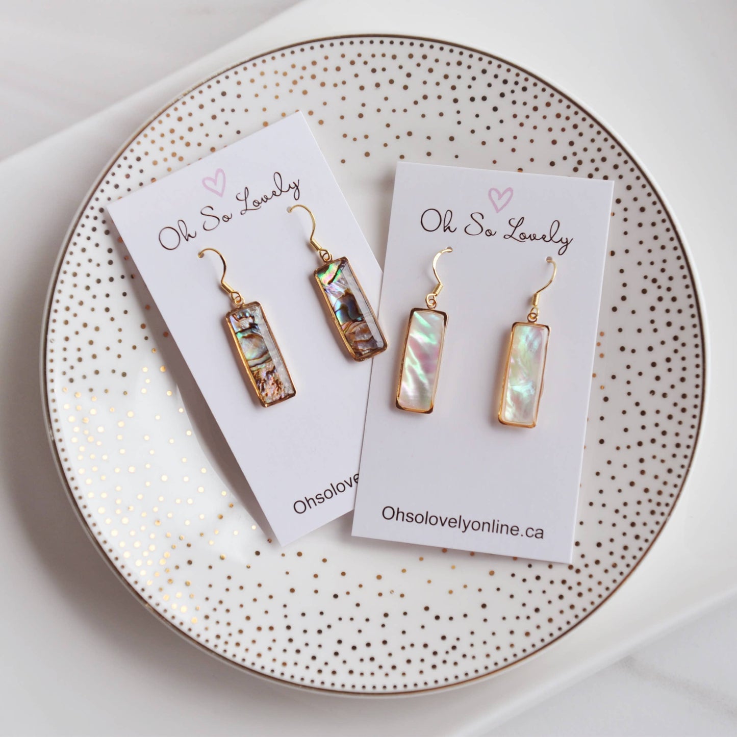 MABEL, Abalone Earrings