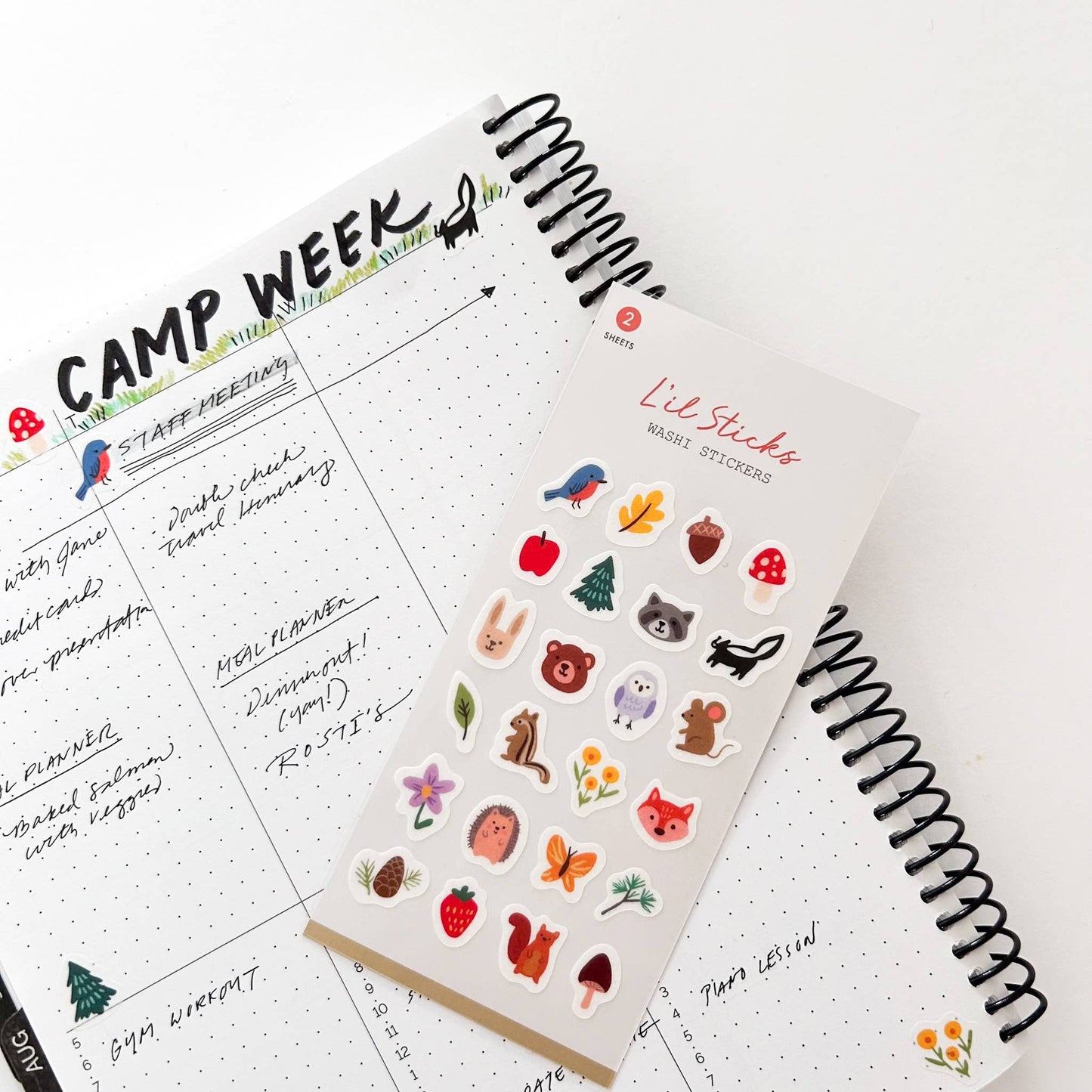 Forest Fun L’il Sticks Washi Stickers