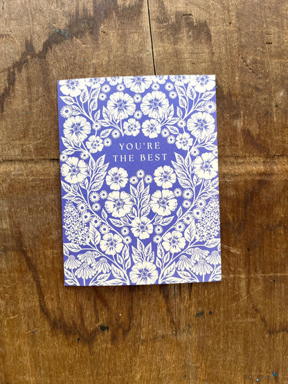 "You're The Best," Greeting Card