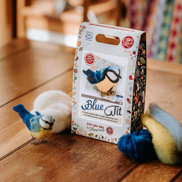 British Birds Blue Tit Needle Felting Craft Kit