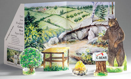 Cedric Bear Paper Doll Kit