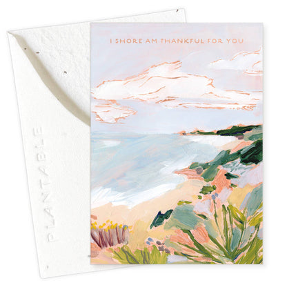 Shore Am Thankful Sprout - Thank You Mini Greet 2.5 x 3.5