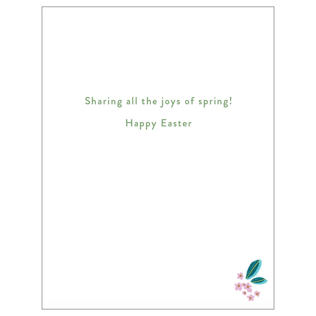 Fluffy Bunnies Easter Card