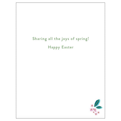 Fluffy Bunnies Easter Card