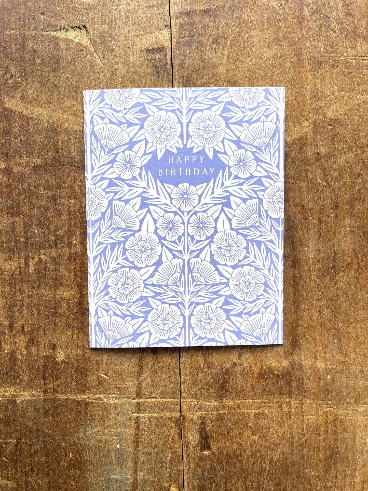 "Happy Birthday," Greeting Card