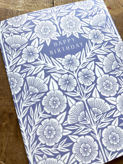 "Happy Birthday," Greeting Card