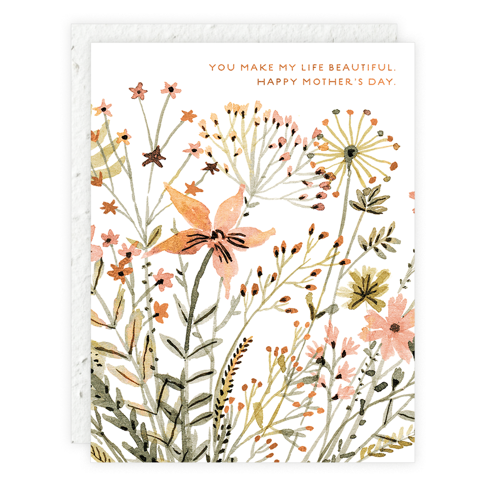 Wildflowers - Mother's Day Card