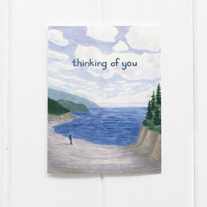 Thinking Of You Card - Watercolor Sympathy Card