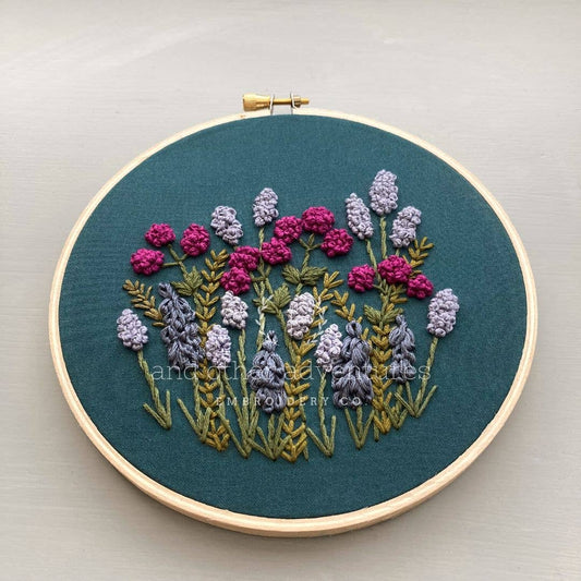 Hand Embroidery Kit - Avonlea in Jewel