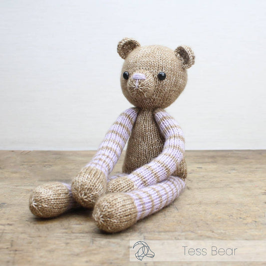 DIY Knitting Kit - Tess Bear