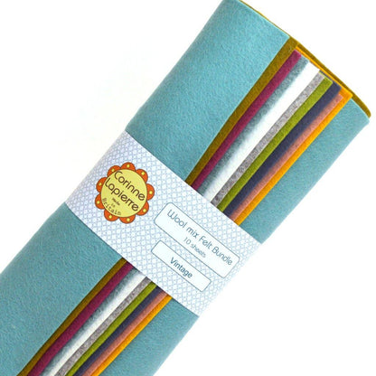 Felt Bundle of 10 Sheets - 12 themes